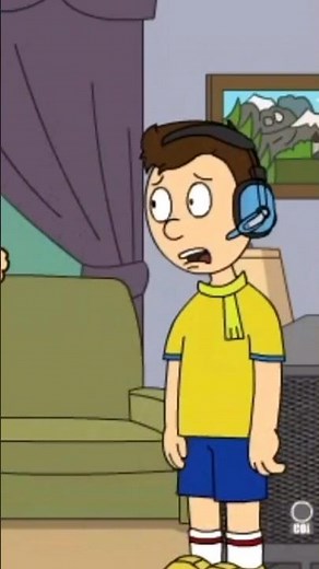 Caillou puts on the goanimate theme song grounded