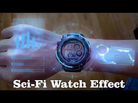 How to make a Sci-Fi Watch Hologram Effect in Davinci Resolve 16