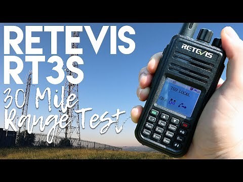 Retevis RT3S - Short & Long Range Testing On DMR Simplex - 30 Miles!