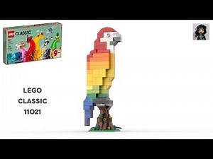 RAINBOW PARROT Lego classic 11021 ideas How to build