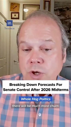 Breaking down forecasts for Senate control after 2026 midterms | WHOLE HOG POLITICS