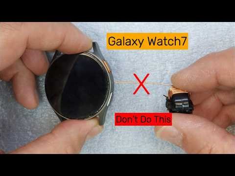Samsung Galaxy Watch7 Disassembly & Microphone Port Cleaning Safe Process Showcase