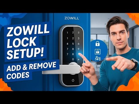 Zowill Door Lock Programming Guide 2025 | Step-by-Step Setup, Add/Remove Codes & Admin Tips