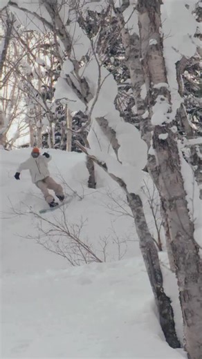 6.9K views · 607 reactions | @stalesandbech on a fast Hokkaido line   @devinbernard | Whitelines Snowboarding Magazine | Facebook