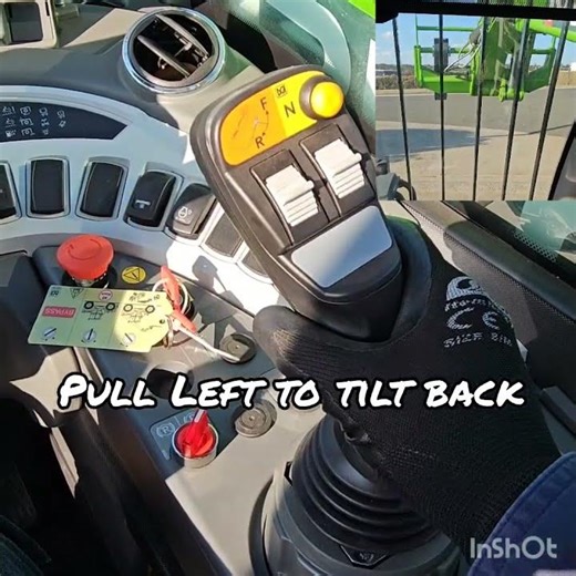 How to use Merlo Telehandler Captive Joystick Hydraulic Controls