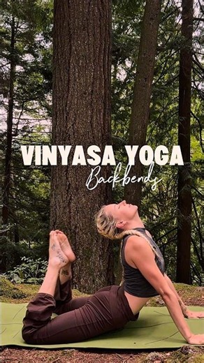 New 🌲✨ #vinyasayoga #backbendyoga #flexibility #yogaflow #mobility #yogapractice #yogainspiration