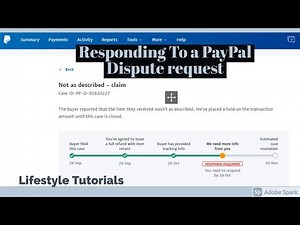 How To Respond To a PayPal Dispute request.