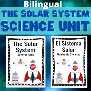 Bilingual English Spanish Solar System Sistema Solar Planet Unit Crafts Project