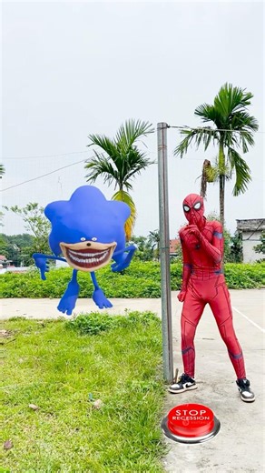Game Sonic Shin And Spider Man 006 😂😂 #shorts