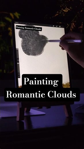 Painting Romantic Clouds 😉✨️ Digital Painting #digitalpainting #digitalart