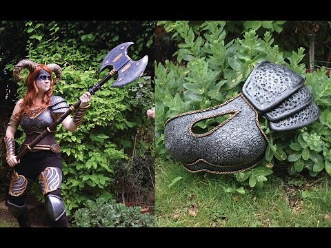 How to make a breastplate and pauldron out of EVA foam