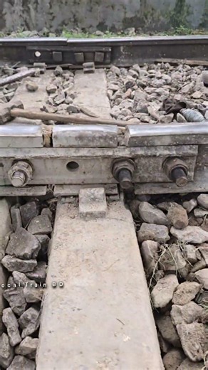 How do they repair a pumping spot on rail track? #railway #shorts