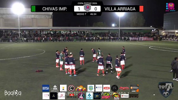 Â¡EN VIVO! COPA POTOSÃ 2026 CHIVAS IMPULSORA vs VILLA DE ARRIAGA âœ“ U.D. LÃ¡zaro CÃ¡rdenas, San Luis PotosÃ­ âœ“ Grupo A | Jornada 1 . . . #EnVivo #Chivasimpulsora #VillaDeArriaga #CopaPotosi #IkalSports | Player10 Sport Plus