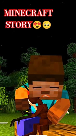 Becomes a Dad to a Baby Deer! - Cute Story #minecraft​ #shorts​ #animation​