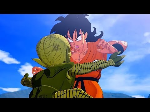 Yamcha gets caught off guard and hit by a Saibaman's self-destruct attack [Dragon Ball Z: Kakarot...