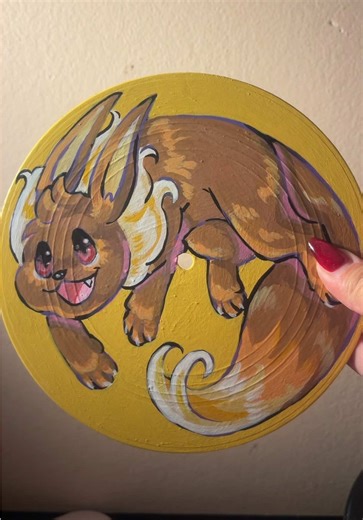 Commission Custom Painted Records of Eeveelutions
