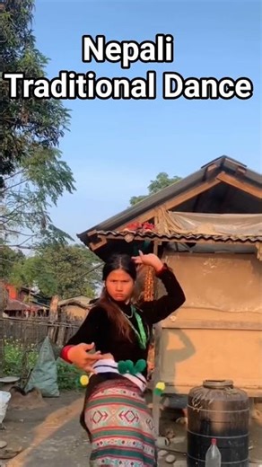 🔥 Nepali Traditional Dance | Authentic Village Vibes ✨ #dance #dancer #nepalidance