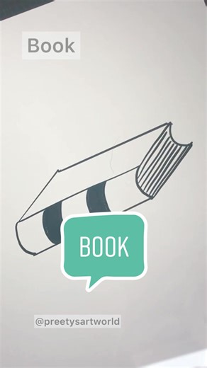 How to Draw an Open Book: Book Drawing Tutorial