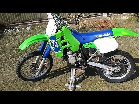 1989 Old school Kawasaki Kx 125 1080p HD