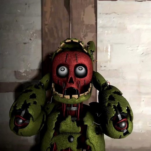 Springtrap no mask !!! #fnaf #springtrap #recommended