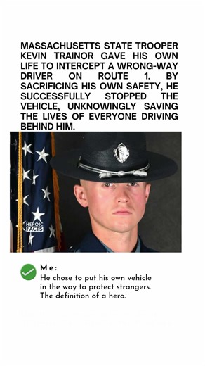 The Hero Trooper Who Made the Ultimate Sacrifice on the Highway #StateTrooper #Hero #Massachusetts #