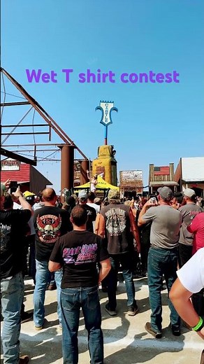 Wet t shirt contest #sturgis #fullthrottlesaloon