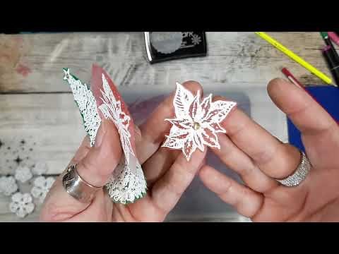 Tracing paper and hot embossing