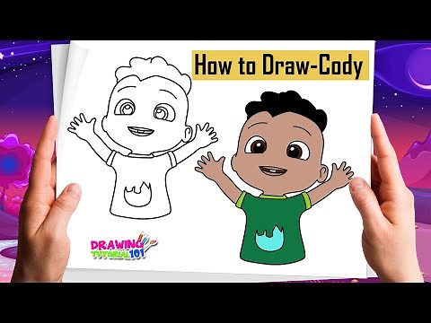 🆕How To Draw Cody From Cocomelon | How To Draw Cocomelon Characters Easy Step by Step