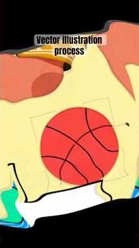 Vector illustration process in Adobe Illustrator! #illustration #vector