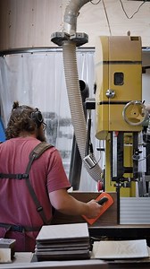 319 reactions | Making wood curve is always fulfilling 〰️ Here you find Aaron resawing boards for backrests, and Justin doing the vacuum bent lamination. (Side note here: BEST company slogan ever is for @roarockit vacuum bags - “Bend Wood Out of Thin Air” - I mean c’mon they win hands down for all time #notsponsored ) #bendwoodoutofthinair #furnituredesign #interiordesign #woodworking #bendwood #contemporarychair #moderndesign #make #dreamjob | Fernweh Woodworking | Facebook