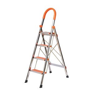 [Hot Item] Good Quality 4 Steps Movable Platform Folding Multi Functional Aluminum Ladder