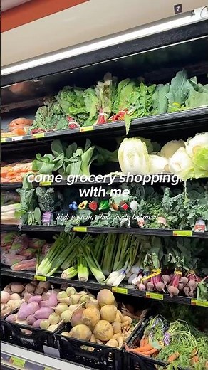 *high-protein, healthy, whole foods* grocery shopping haul 🛒🥑🍓 #groceryshopping #groceryhaul