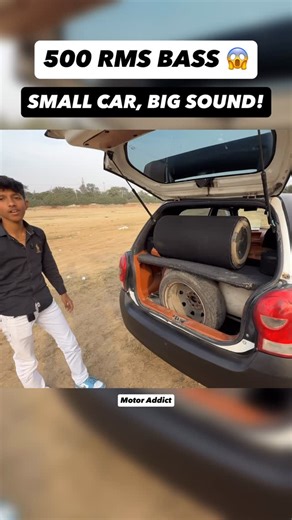 Motor Addict on Instagram: "Loud Setup in Alto K10 🔊🔥 500 RMS Bass Tube + Powerful Mids Small car… BIG DB 😳 Bass ya clarity? Comment 👇🔥 #AltoK10 #LoudSetup #BassTube"