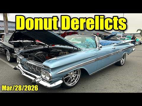 Classic Car Show Donut Derelicts (Mar/28/2026) Huntington Beach, California