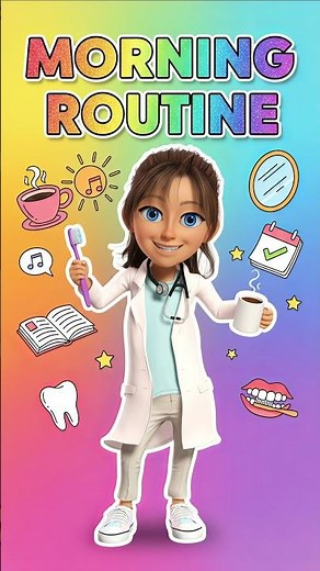 Daily Morning Routine for Kids 👧🪥 | Learn Healthy Habits | Dr. Shizu Learning Adventures