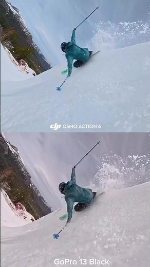 Comparing the Dji Osmo Action 6 to the GoPro 13 Black in Mammoth Unbound Main Park￼