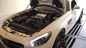 AMG GT-S equipped with Weistec's W.3 Turbocharger Upgrade, Down-Pipes, VTA- Adapters and new Weistec Water/Methanol Injection System. 708 WHP on pump gas! #Weistec #weistecengineering #mercedesbenz #mbusa #amg #amggts #gt #gts #m178 #m177 #afalterbachamg #afalterbach #turbo #biturbo #weistecturbocharged #w3turbo #w3 #boost #racing #dyno #dynojet #tuning | Weistec Engineering