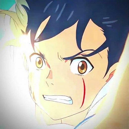 Weathering with you skyfall scene🥰🥺#anime
