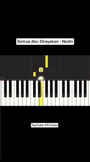 Semua Aku Dirayakan - Nadin Amizah #piano #semuaakudirayakan