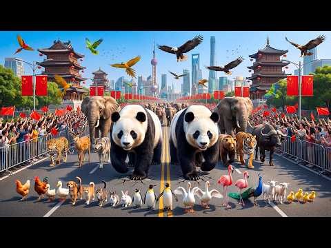 REAL ANIMAL PARADE 2026 in CHINA 😱 Wild Creatures March Through City Streets | FULL EVENT