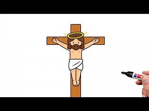 How to Draw Jesus On a Cross