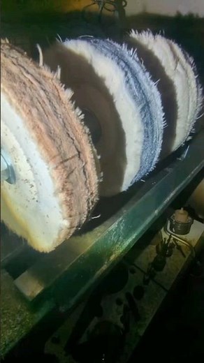 Setting up the buffing wheel on the lathe #woodturning #woodworking #woodwork #lathe #shorts