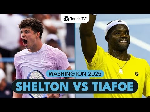Ben Shelton vs Frances Tiafoe Electric Match Highlights | Washington 2025