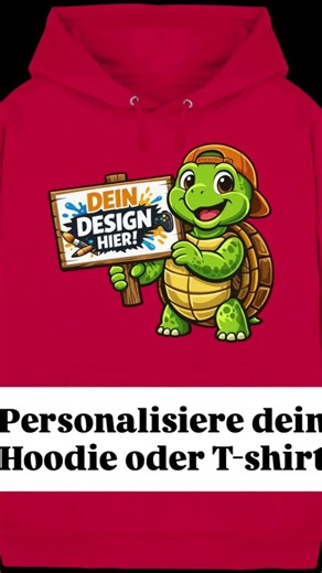 Personalisiere dein Hoodie oder T-shirt