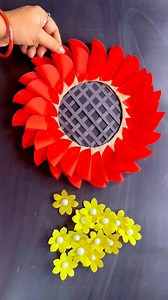 74K views · 672 reactions | amazing red paper craft ❤️殺 #reels #reelsfb #craft #diy #easy #papercraft #homedecor #handmade #walldecor #fbpost2025 #creative | Ayesha's Creation | Facebook