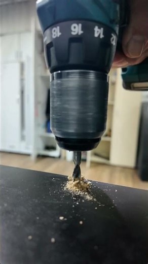 So satisfying to watch… 🔥MDF drilling in slow motion.