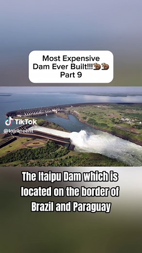 The Itaipu Dam‼️ #mostexpensive #dam #itaipu #fyp