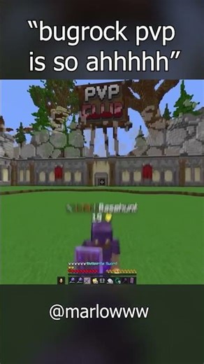 bedrock pvp vs java pvp #shorts