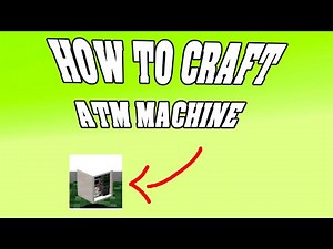 HOW TO CRAFT ATM MACHINE in Minecraft Dipos Money Mod
