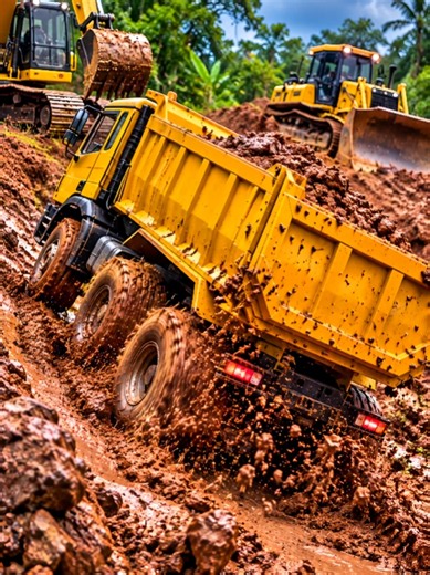 Toy Excavator, Truck & Bulldozer: Fun Construction Play
